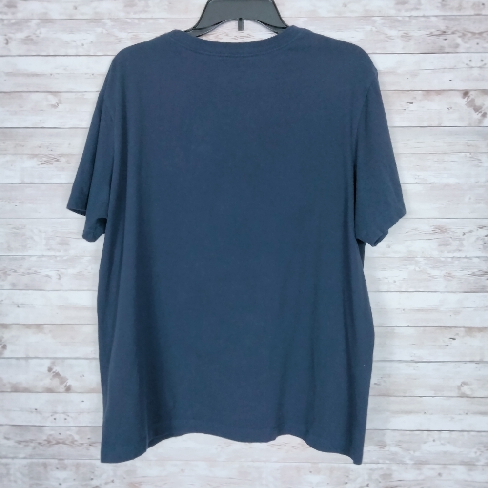 Nike Tee L Just Do It Blue White 848 - Picture 2 of 3